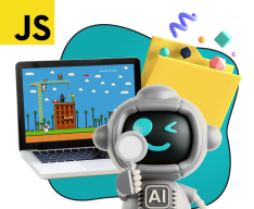 Язык программирования JavaScript + AI. Проектное обучение + геймификация + AI-помощники - КИБЕРшкола программирования для детей, компьютерные курсы для школьников, начинающих и подростков - KIBERone г. Екатеринбург