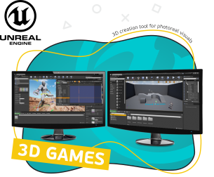 Unreal Engine 4. Игровой движок - Школа программирования для детей, компьютерные курсы для школьников, начинающих и подростков - KIBERone г. Екатеринбург